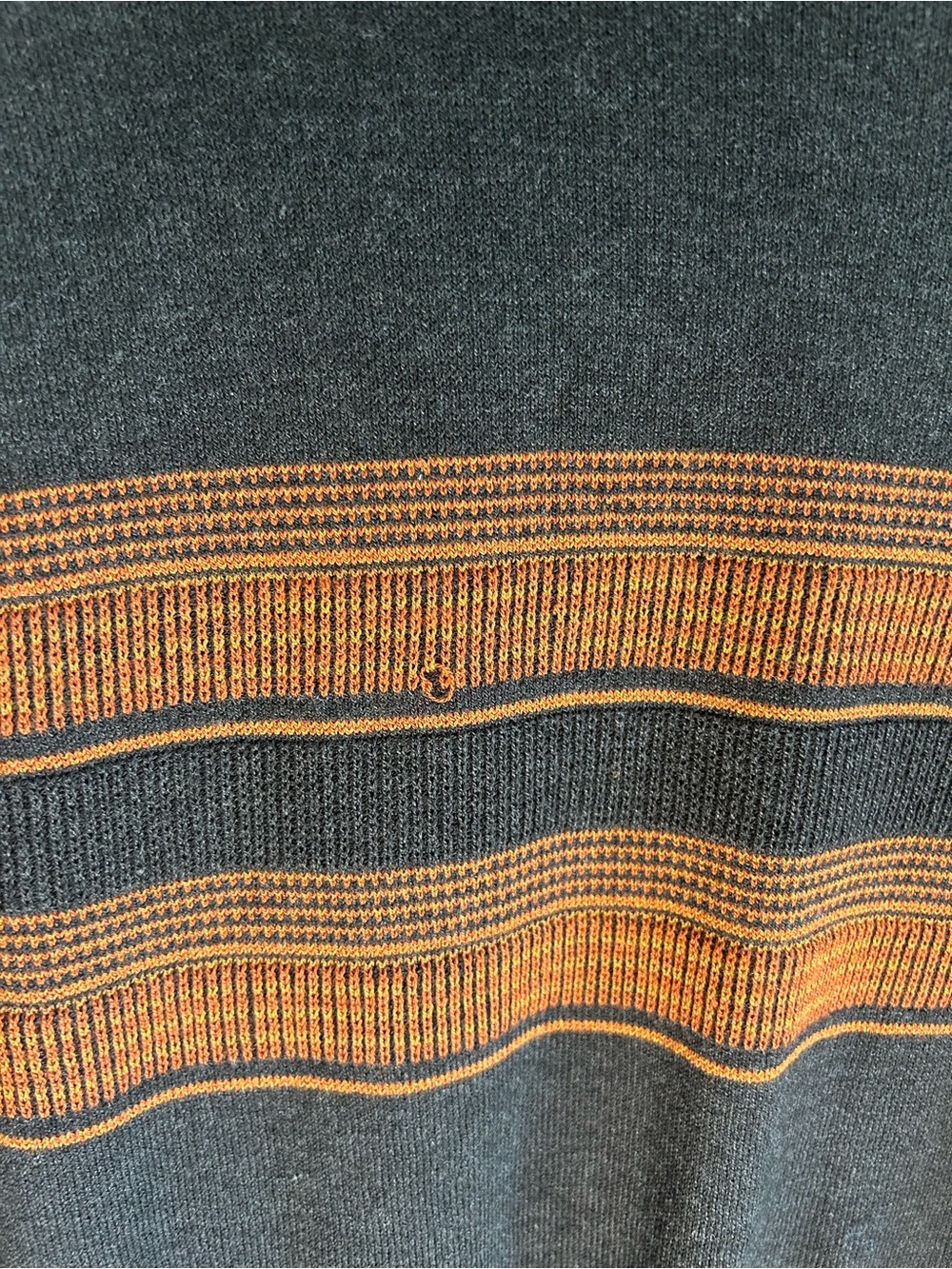 SmartWool Mens Sparwood Stripe Crew Neck Sweater Size M Pullover Gray Orange NWT - Picture 7 of 12